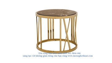 EICHHOLTZ BACCARAT SIDE TABLE Gia công inox cao cấp The luk 0982 620 546