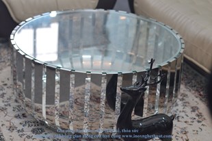 Bàn inox cao cấp F2 Decor - Living round table