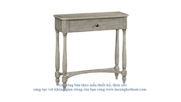 JONATHAN CHARLES RUSTIC GREY SMALL CONSOLE TABLE