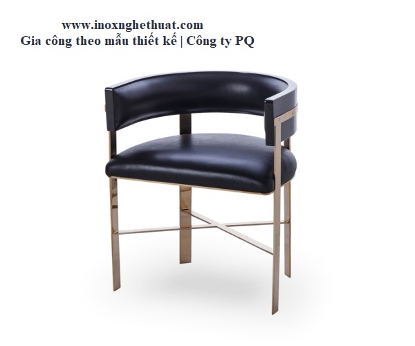 ART DINING CHAIR - BLACK LEATHER