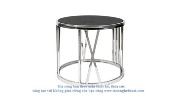 EICHHOLTZ ROMAN NUMERALS SIDE TABLE Gia công inox cao cấp The luk 0982 620 546